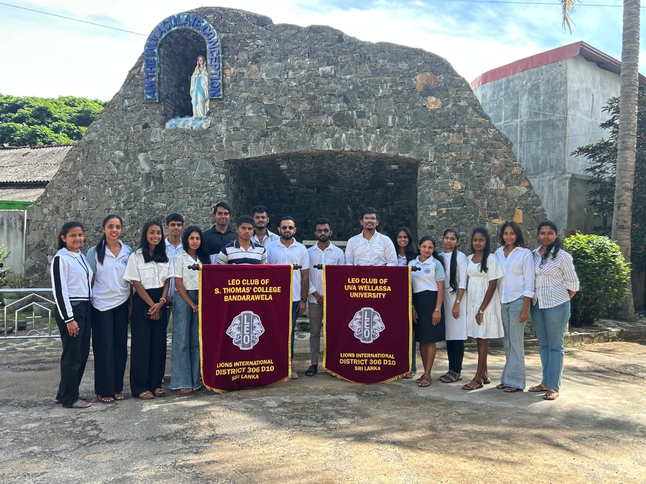 Partnering with Leo Club of S. Thomas' College